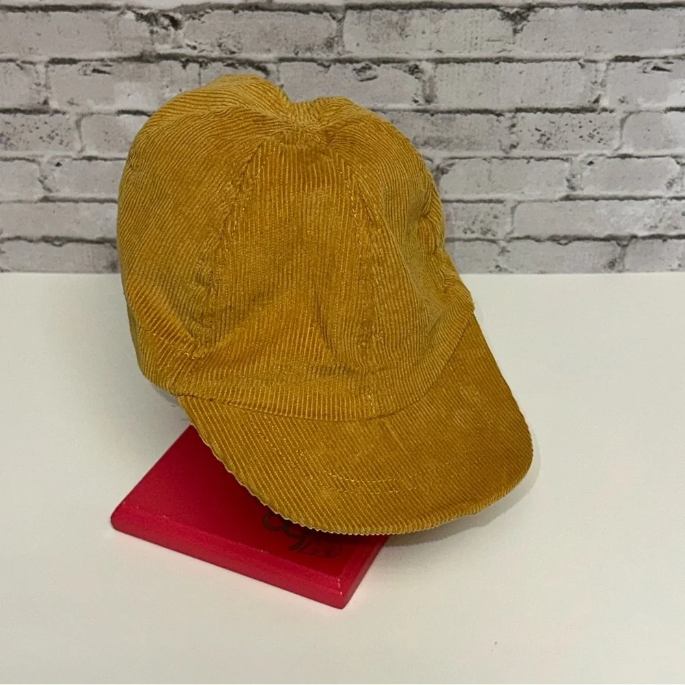 Toddler Corduroy Brown Tan 3T Cotton Hat Cap Boy